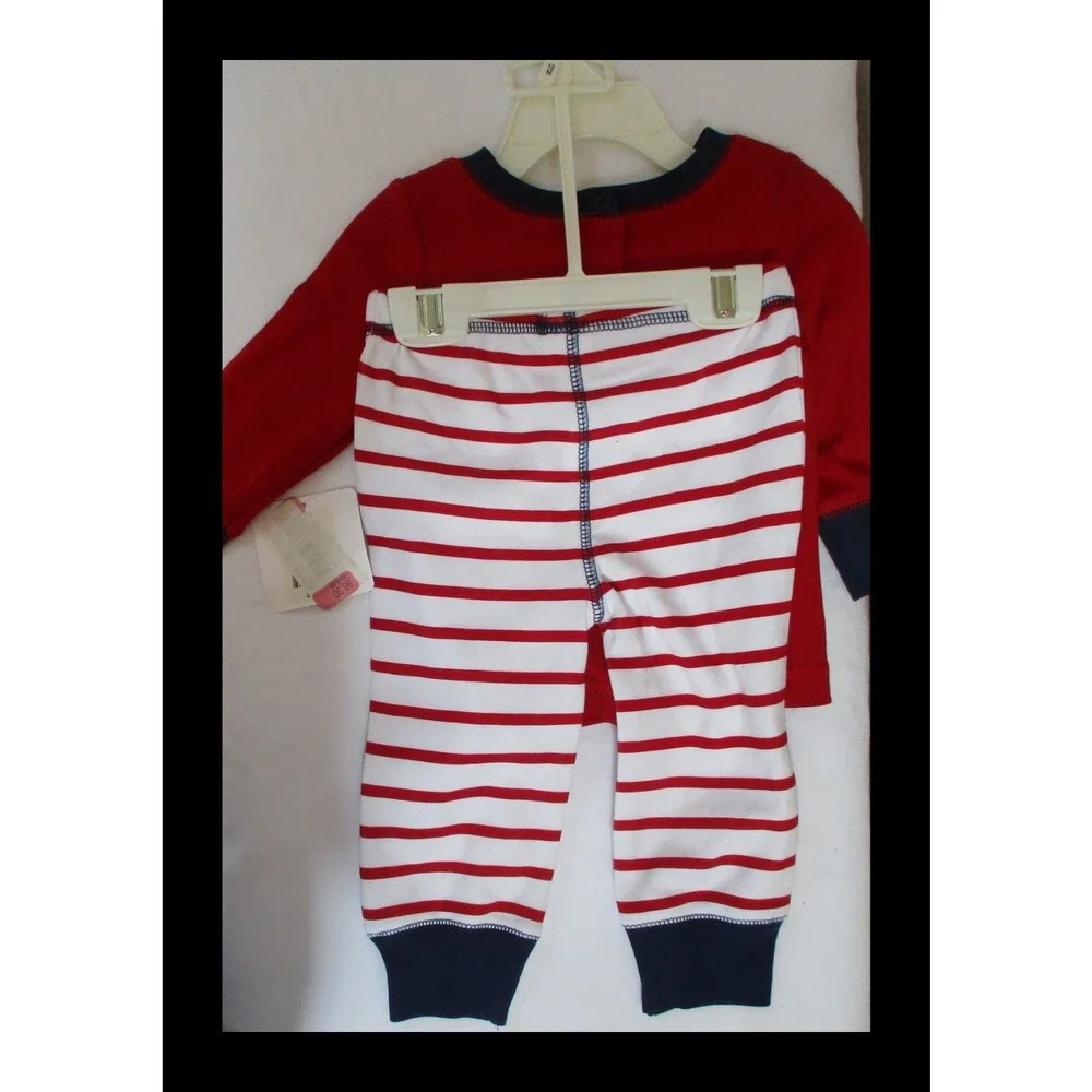 Starting Out Lil Sailor 2 Pc Oufit Red White & Blue 12m NWT